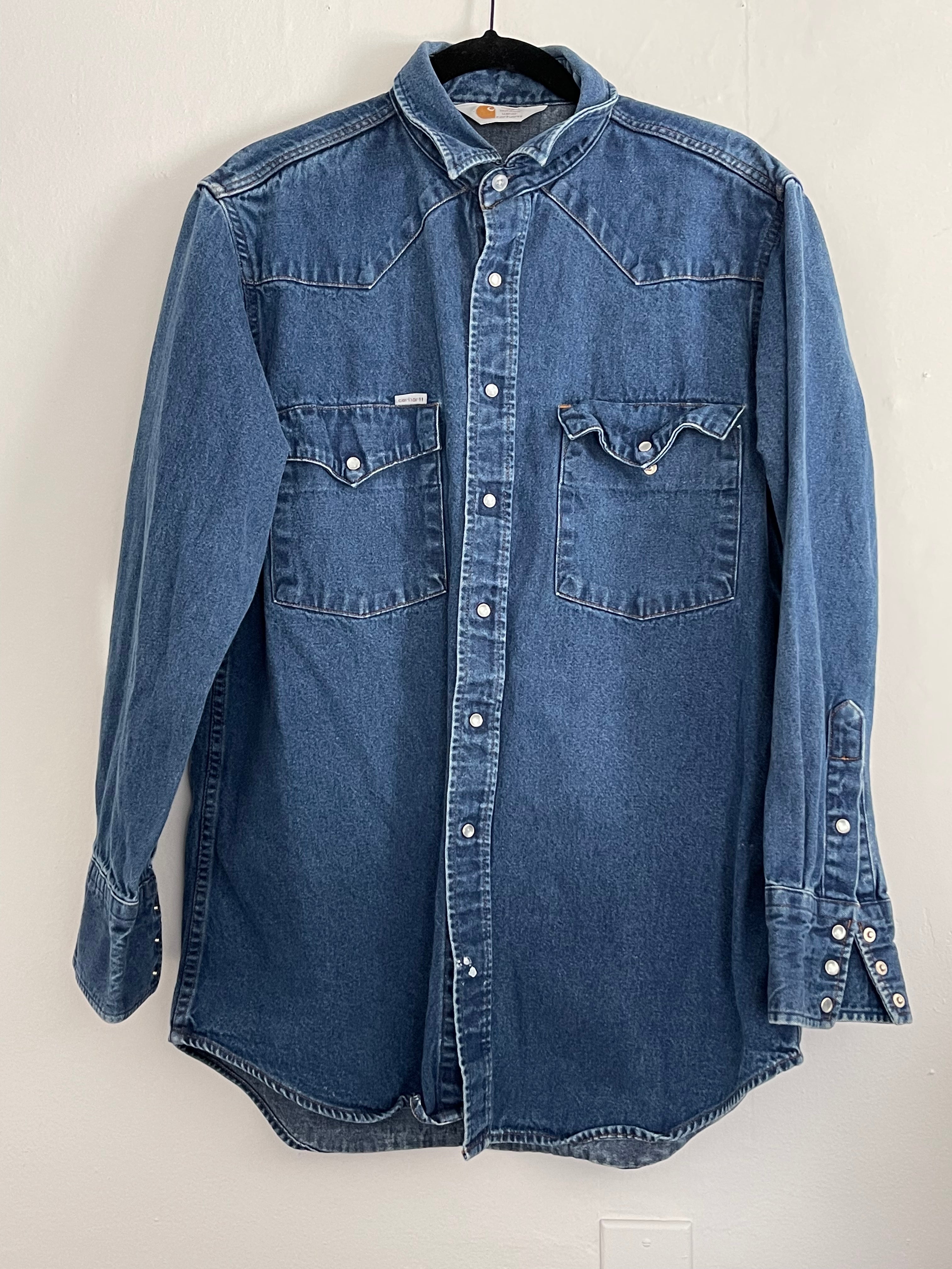 Carhartt wip outlet denim shirt